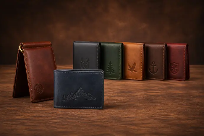 genuine leather wallet wholesale