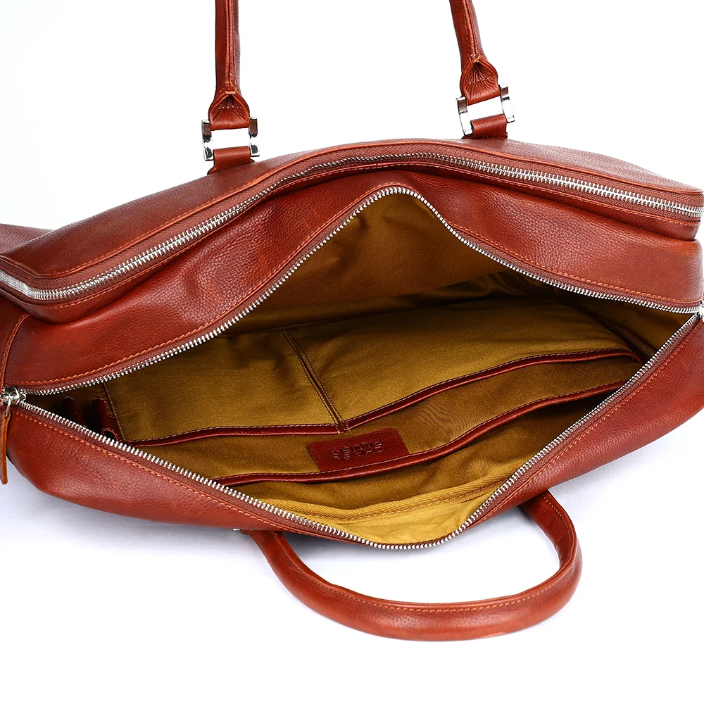 CHASE PLUS Laptop Bag Arcana brown- Oxford
