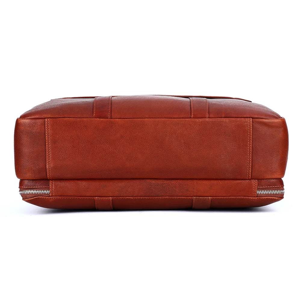 CHASE PLUS Laptop Bag Arcana brown- Oxford