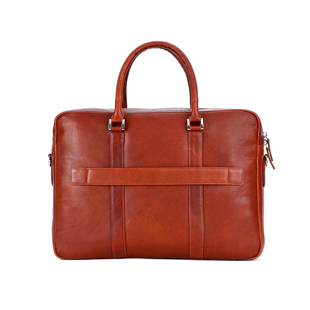 CHASE PLUS Laptop Bag Arcana brown- Oxford