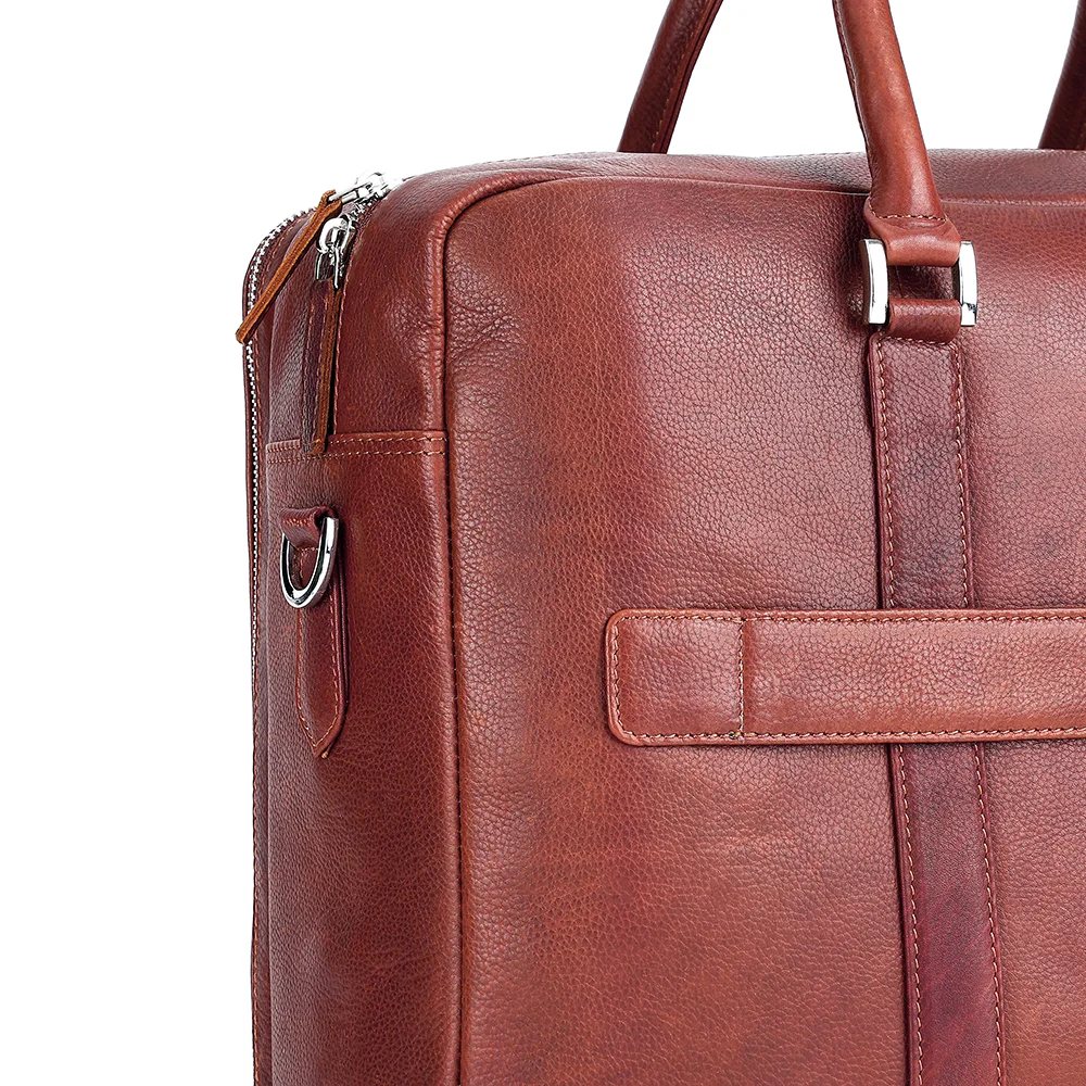 CHASE PLUS Laptop Bag Arcana brown- Oxford