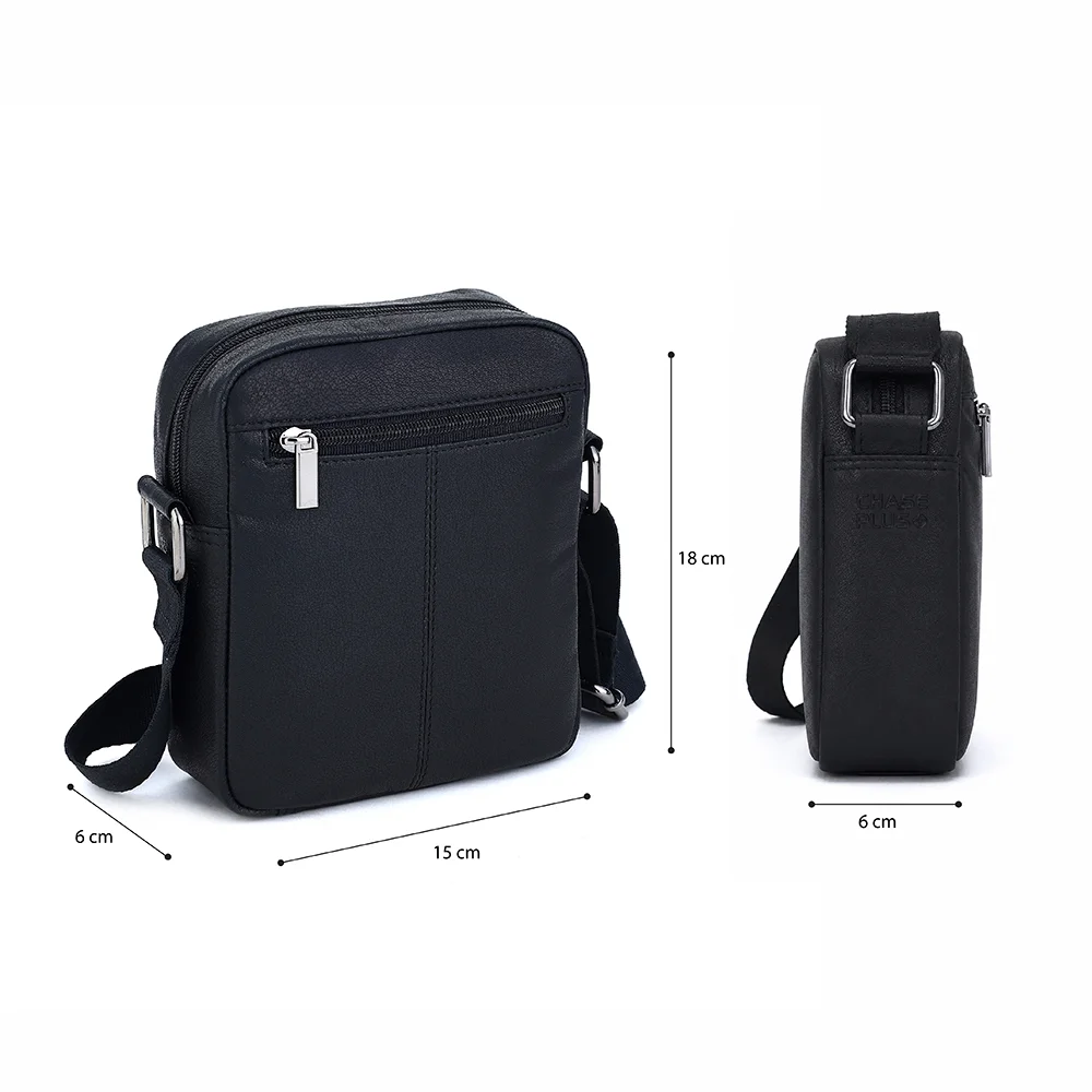 CHASE PLUS Body Bag Metro sling black - Premio