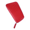 CHASE PLUS Ladies Wallet Orva red Croco