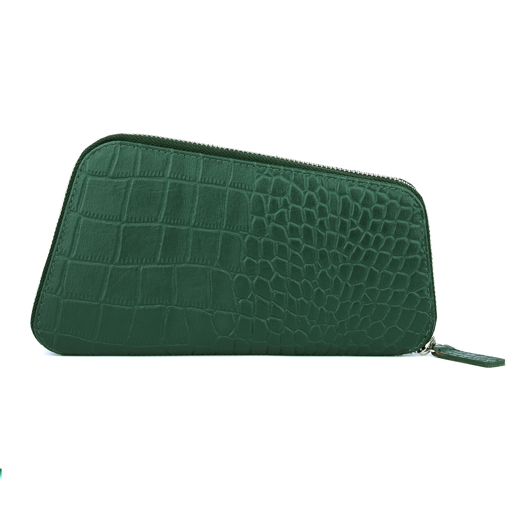 CHASE PLUS Ladies Wallet Orva green Croco