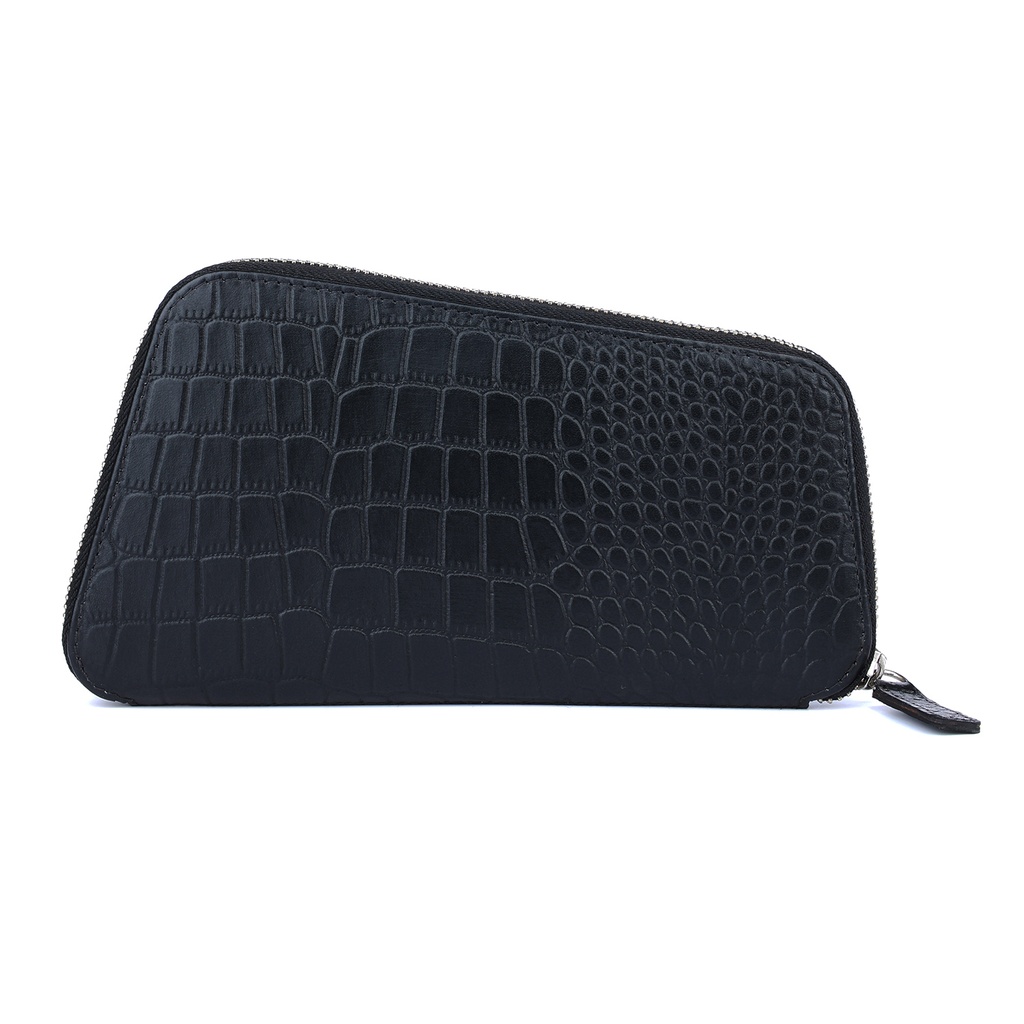 CHASE PLUS Ladies Wallet Orva black Croco 