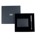 CHASE PLUS Business Gift Set- Premio BCH and Danza Black Chrome Pen