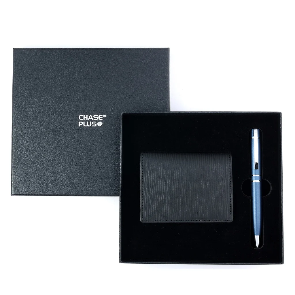 CHASE PLUS Business Gift Set- Retso BCH and Kanora Matt Blue Pen
