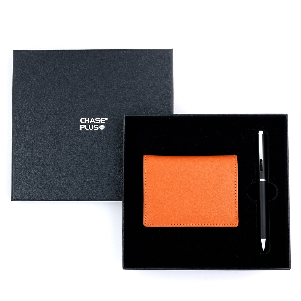 CHASE PLUS Business Gift Set- Bristol BCH and Danza Matt Black Pen