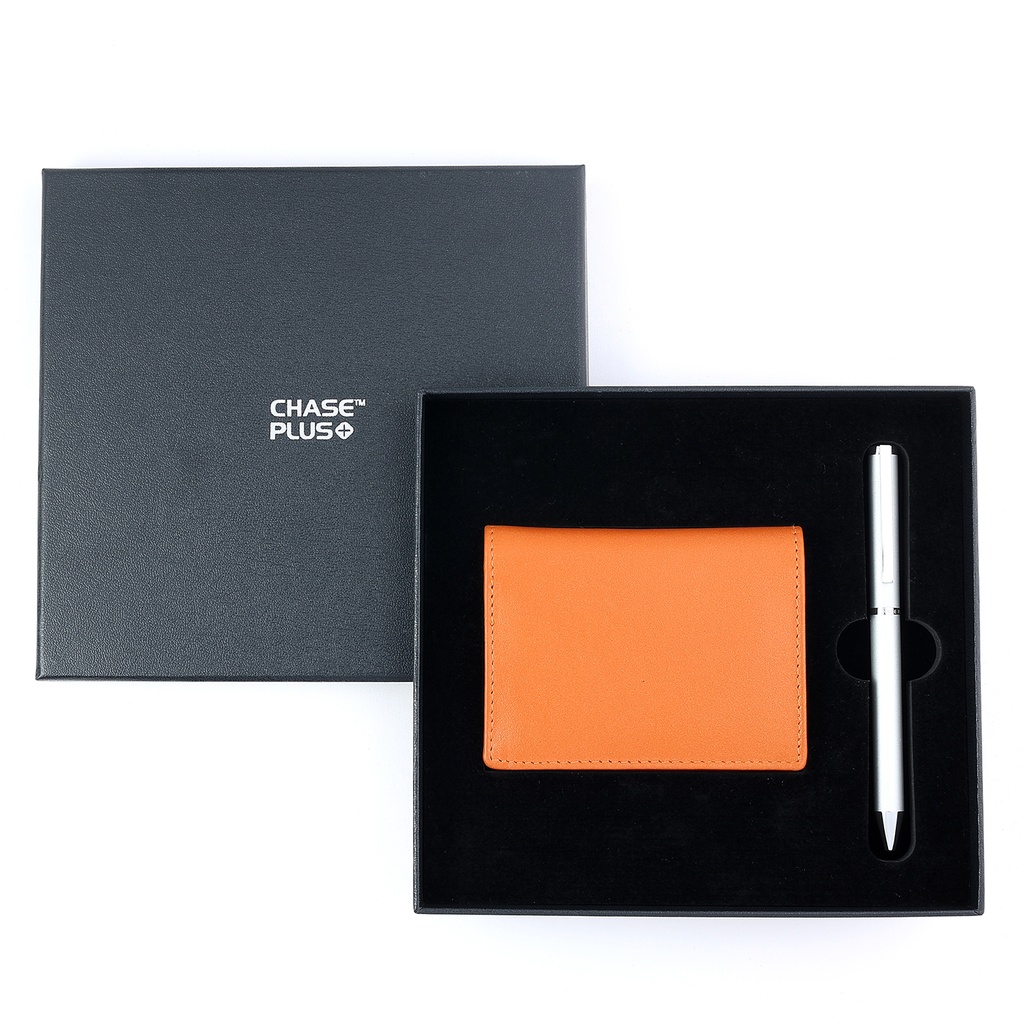  CHASE PLUS Business Gift Set- Bristol BCH and Danza Matt Silver Pen 