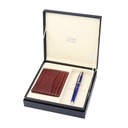 CHASE PLUS Business Gift Set- Oxford Credit Card Holder and Lexer Blue Pen