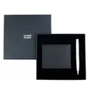 CHASE PLUS Business Gift Set-Premio Men's Wallet and Kanora Matt Silver Pen 