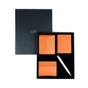CHASE PLUS Business Gift Set Bristol Men's Wallet, Credit Card Holder, BCH and Kanora Matt Silver Pen 