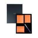 CHASE PLUS Business Gift Set Bristol Men's Wallet, Credit Card Holder, BCH and Danza Blue Chrome Pen 