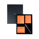CHASE PLUS Business Gift Set Bristol Men's Wallet, Credit Card Holder, BCH and Danza Matt Blue Pen 