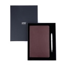 Business Gift Set-Capre Leather Covered Organizer Chocolate Brown and Libro Matt Silver Pen 