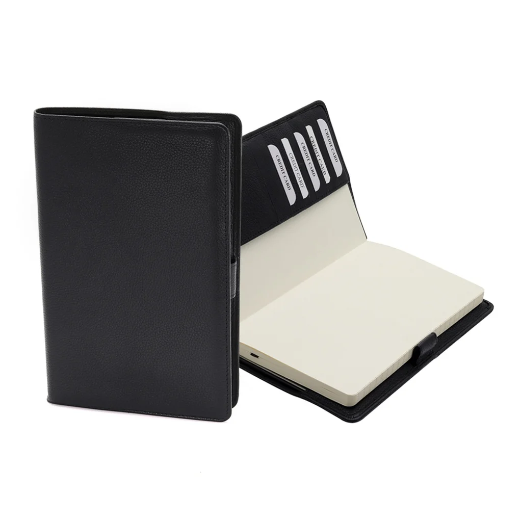 CHASE PLUS Leather Notebook - Domino