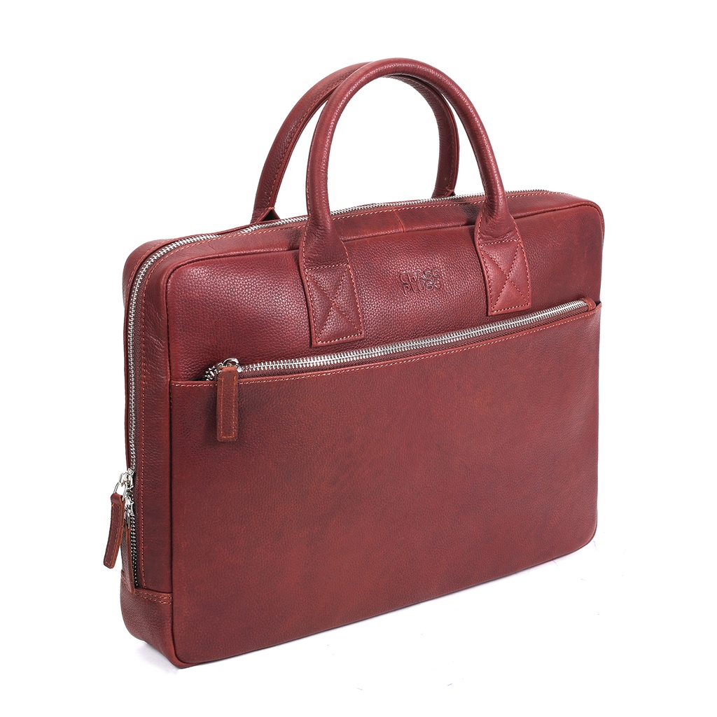 CHASE PLUS Laptop Bag Orion brown - Oxford