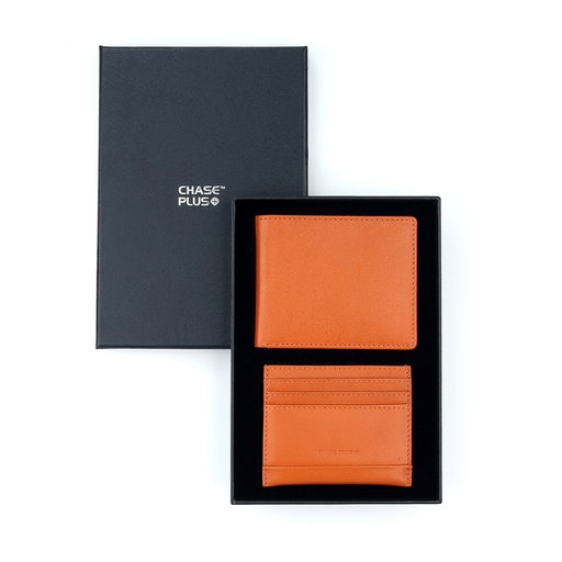 [CMB88901] CHASE PLUS Business Gift Set Mens Wallet and Credit Card Holder