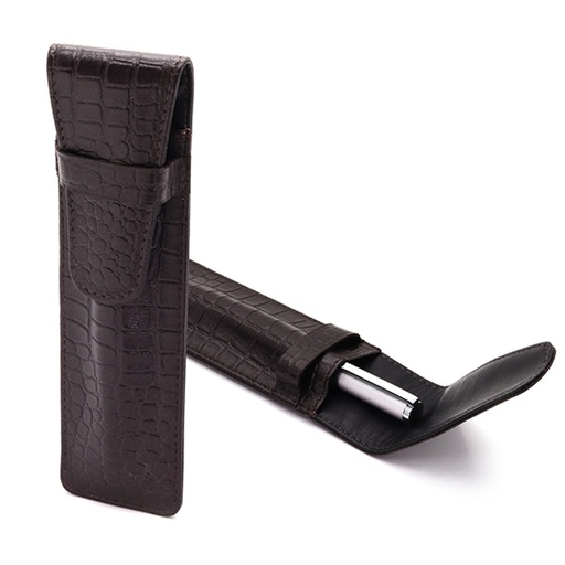 [CROCBR7071] CHASE PLUS Pen Case - Croco