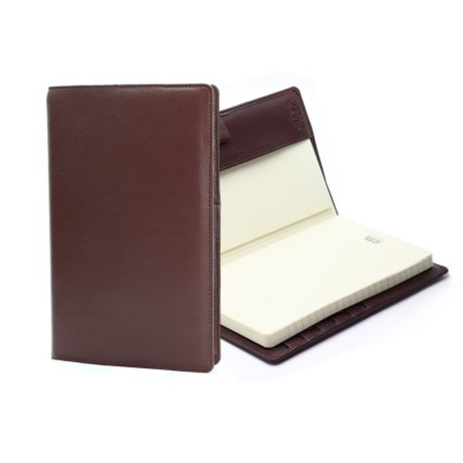 [GNPBR6095] CHASE PLUS Leather Notebook - Capre