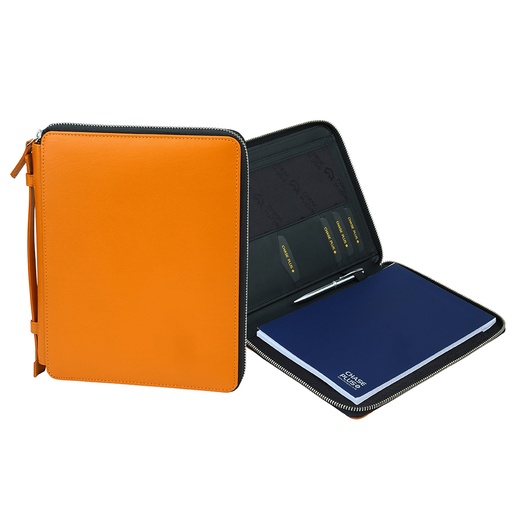 [CSFTRBR8090] CHASE PLUS Travel Folder With Notepad & Pen - Bristol