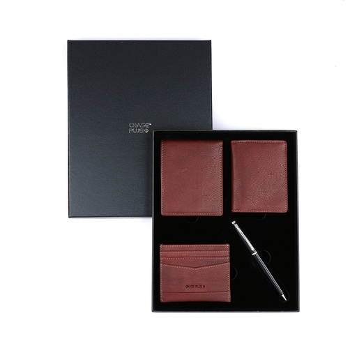 CHASE PLUS Business Gift Set Mens Wallet, Credit Card Holder, BCH and Pen